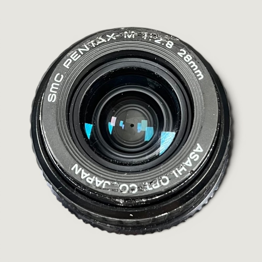 SMC Pentax-M 28mm f/2.8 Wide Angle Lens Black K-Mount Prime